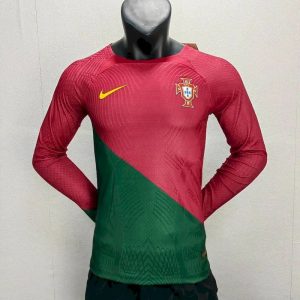 Portugal 2022/23 Home Long Sleeves Jersey Player Version