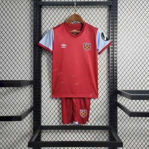 West Ham United 2023/24 Home Kids Kit