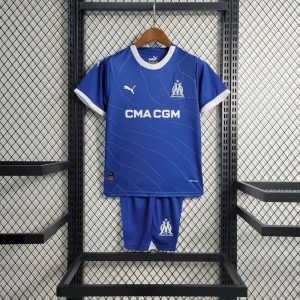 Olympique Marseille 2023/24 Away Kids Kit