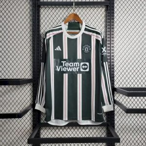 Manchester United 2023/24 Away Long Sleeves Jersey