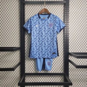 England 2023/24 Women's Word Cup Away Kids Kit