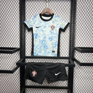 Portugal 2024/25 Euro Away Kids Kit