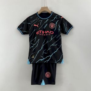 Manchester City 2023/24 Third Kids Kit