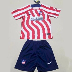 Atletico Madrid 2022/23 Home Kids Kit