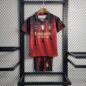 AC Milan 2022/23 Fourth Kids Kit