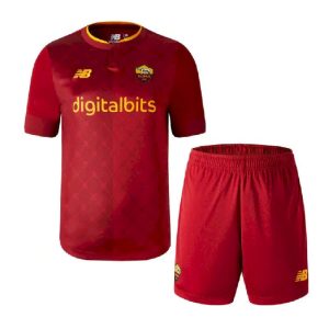 AS Roma 2022/23 Home Kids Kit