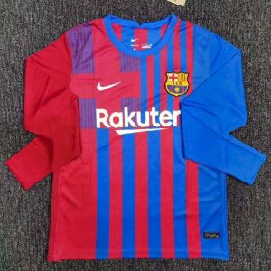 Barcelona 2021/22 Home Long Sleeve Jersey