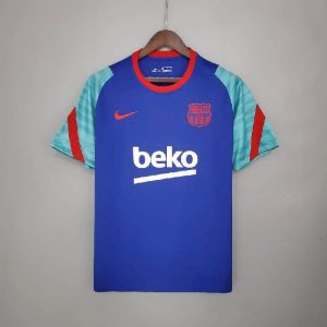 Barcelona 2021/22 Pre-Match Training Jersey Blue