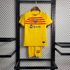 Barcelona 2022/23 4th Away Kids Kit