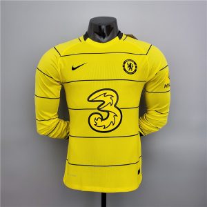 Chelsea 2021/22 Away Long Sleeves Jersey Player Version