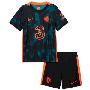 Chelsea 2021/22 Third Kids Kit