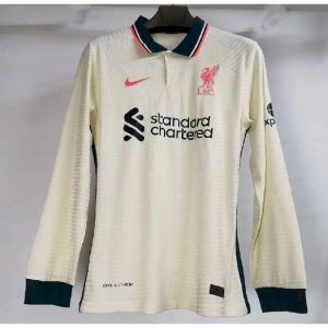 Liverpool 2021/22 Away Long Sleeves Jersey Player Version