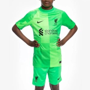 Liverpool 2021/22 Goalkeeper Kids Kit