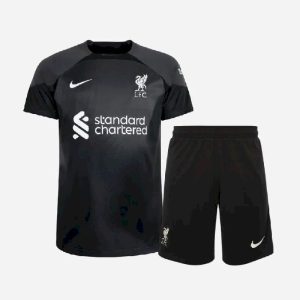 Liverpool 2022/23 Away Goalkeeper Kids Kit