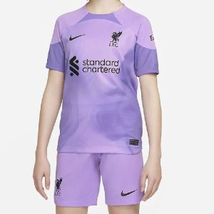 Liverpool 2022/23 Goalkeeper Kids Kit