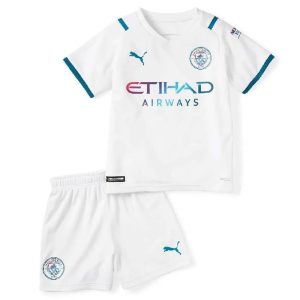 Manchester City 2021/22 Away Kids Kit
