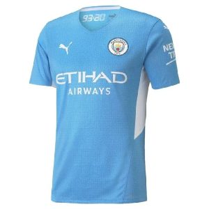 Manchester City 2021/22 Home Authentic Jersey Player Version