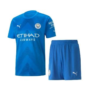 Manchester City 2022/23 Goalkeeper Kids Kit