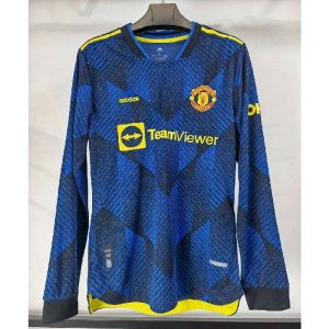 Manchester United 2021/22 Third Authentic Long Sleeves Jersey Player Version