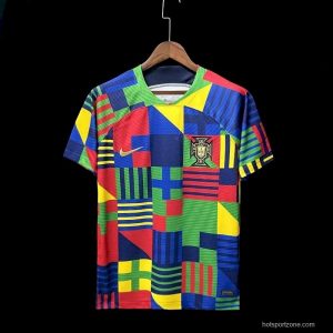 Portugal 2022 Colorful Training Jersey
