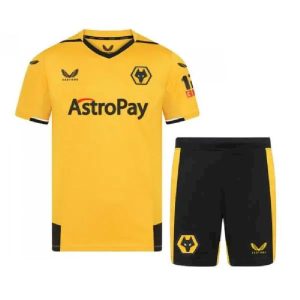 Wolves 2022/23 Home Kids Kit