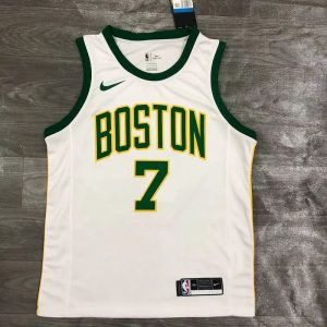 Men's Jaylen Brown White Player Jersey - City Edition