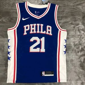 Men's Joel Embiid Royal 2020-21 Swingman Player Jersey - Icon Edition