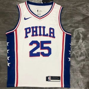 Men's Ben Simmons White 2020-21 Swingman Player Jersey - Association Edition
