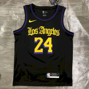 Men's Kobe Bryant 2020-21 Black Swingman Player Jersey - Noche Latina