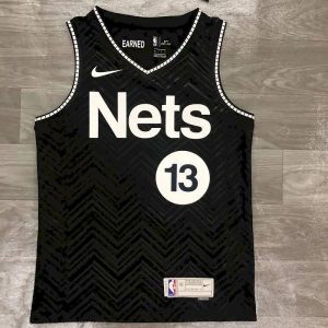 Men's James Harden Black 2020-21 Swingman Player Jersey - Earned Edition