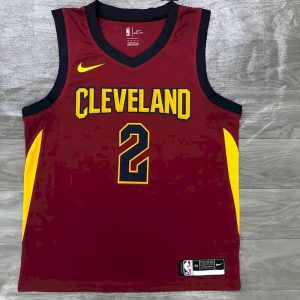 Men's Kyrie Irving Maroon Swingman Player Jersey - Icon Edition