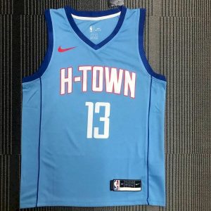 James Harden Men's Blue Swingman Team Jersey - City Edition