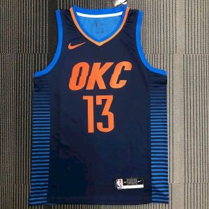 Paul George Men's Navy Swingman Team Jersey - Statement Edition