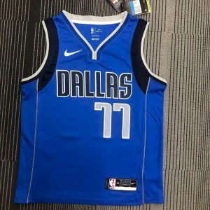 Luka Don?i? Men's Black Swingman Team Jersey - City Edition