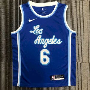Men's LeBron James 2021 Blue Player Jersey - Classic Edition