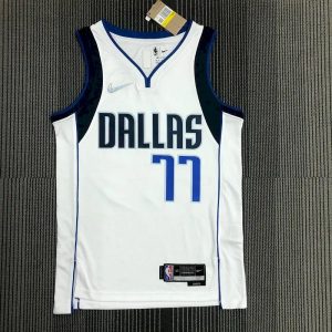 Men's Luka Don?i? White Team Jersey - 75th Anniversary Edition