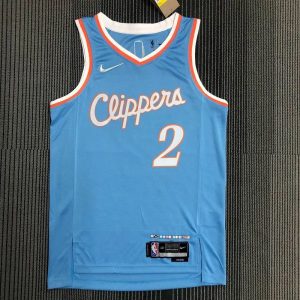 Men's Kawhi Leonard Blue Team Jersey - 75th Anniversary City Edition