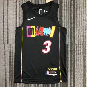 Men's Dwyane Wade Black Team Jersey - 75th Anniversary City Edition