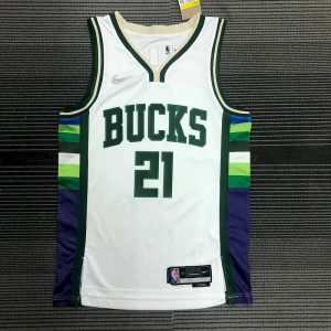 Men's Jrue Holiday White Team Jersey - 75th Anniversary City Edition