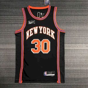 Men's Julius Randle Black Team Jersey - City Edition