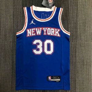 Men's Julius Randle Blue Team Jersey - Statement Edition