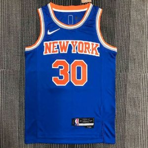 Men's Julius Randle Blue Team Jersey - 75th Anniversary Edition