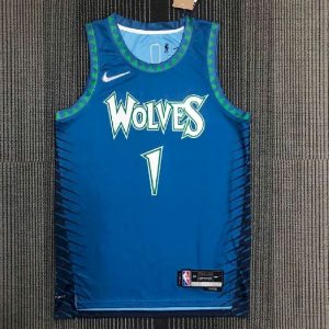 Men's Anthony Edwards Blue Team Jersey - City Edition