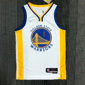 Men's Klay Thompson White Team Jersey - 75th Anniversary Edition