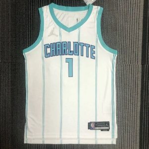 Men's LaMelo Ball White Team Jersey - 75th Anniversary Edition