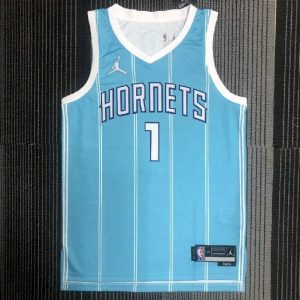 Men's LaMelo Ball Blue Team Jersey - 75th Anniversary Edition