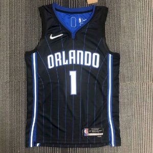 Men's Tracy McGrady Black Team Jersey - 75th Anniversary Edition