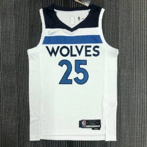 Men's Derrick Rose White Team Jersey - 75th Anniversary Edition