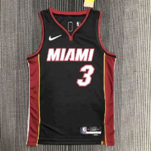 Men's Dwyane Wade Black Team Jersey - 75th Anniversary Edition