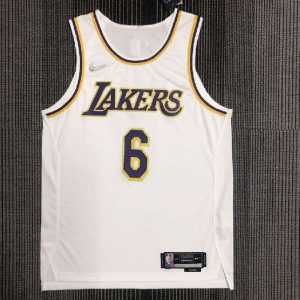 Men's LeBron James White Team Jersey - Authentic Edition